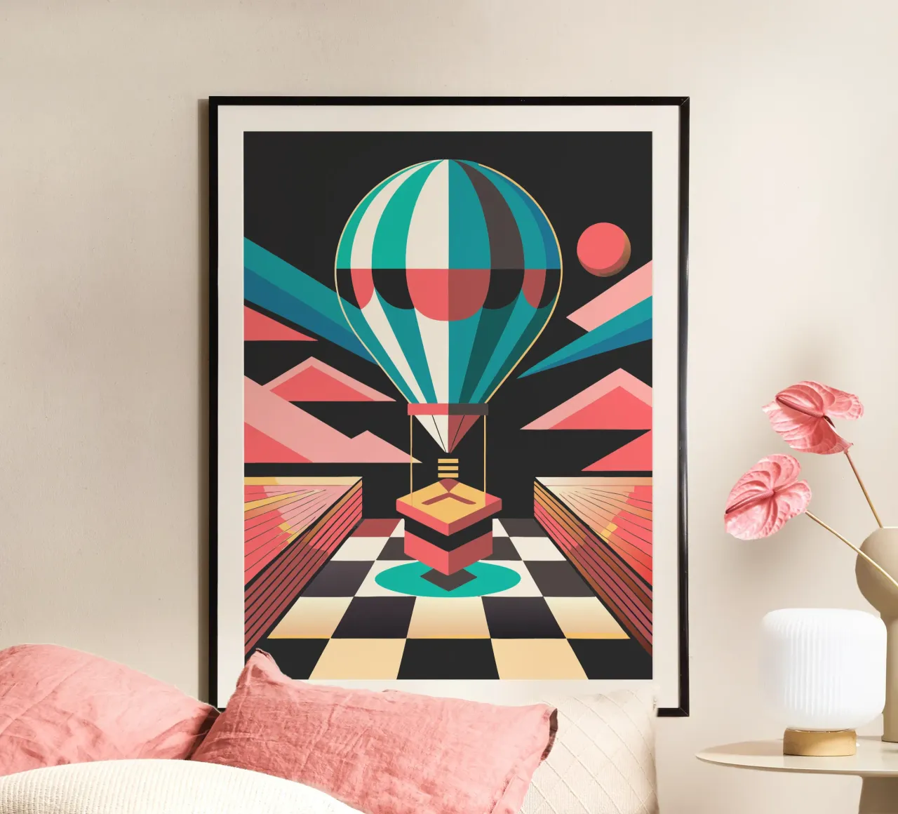 air baloon vector poster by Elfath