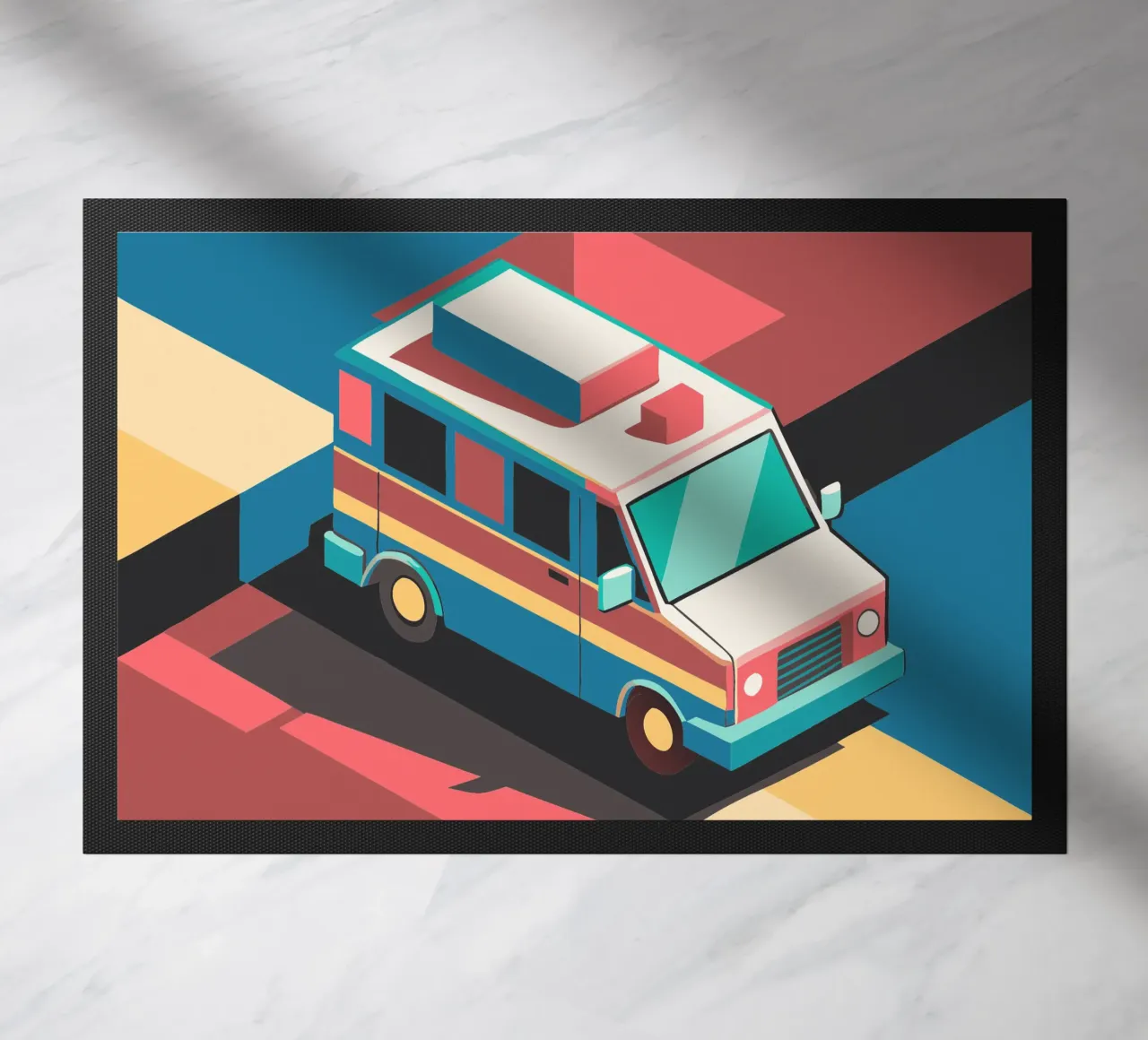 ambulance vector doormat by Elfath