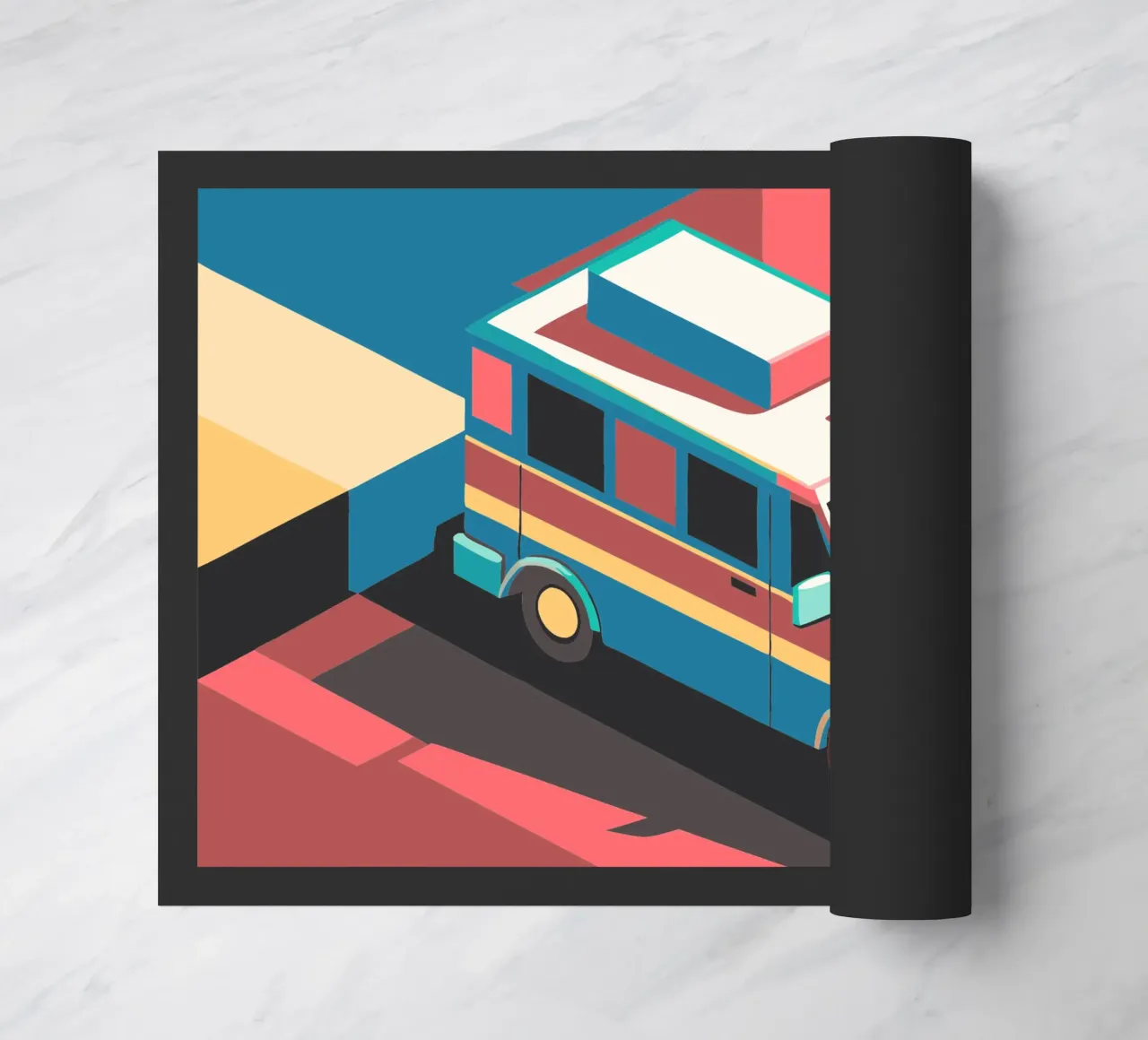 ambulance vector doormat by Elfath
