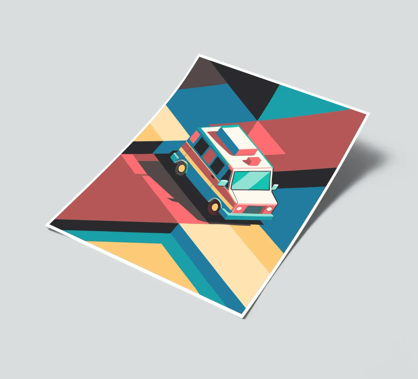 ambulance vector sticker sheet by Elfath