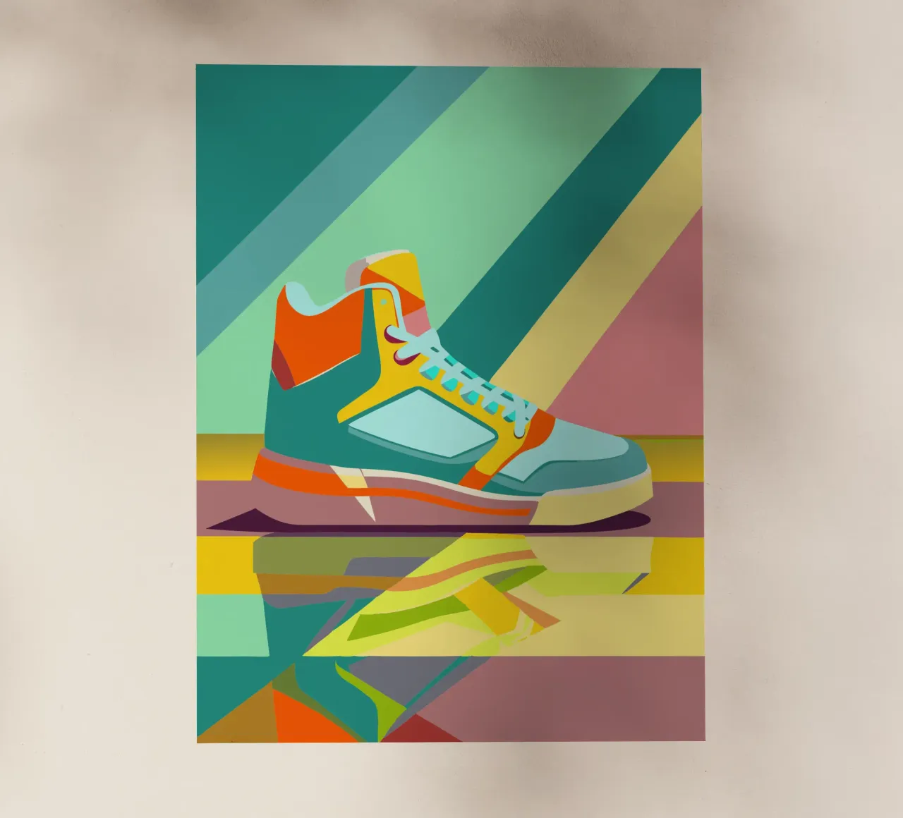 basketball shoes vector backlit film by Elfath