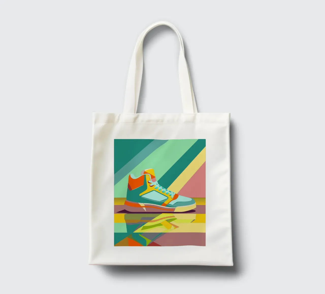 basketball shoes vector tote bag by Elfath