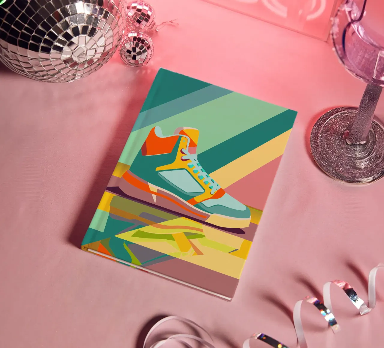 basketball shoes vector notebook by Elfath