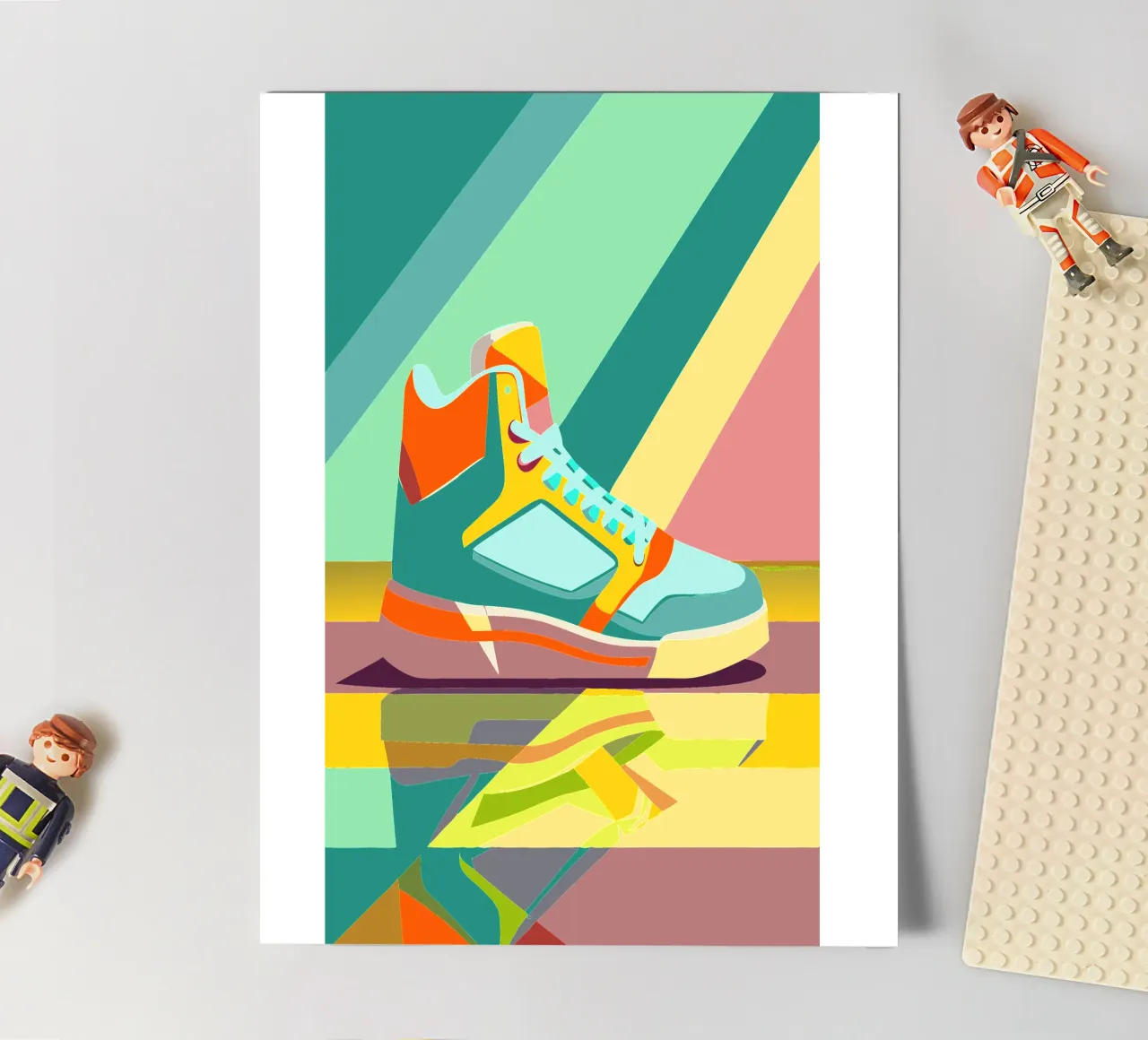 basketball shoes vector sticker sheet by Elfath
