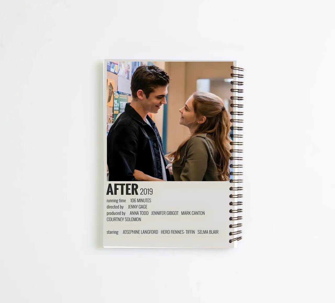 AFTER 2019 spiral notebook by MVFminimalist