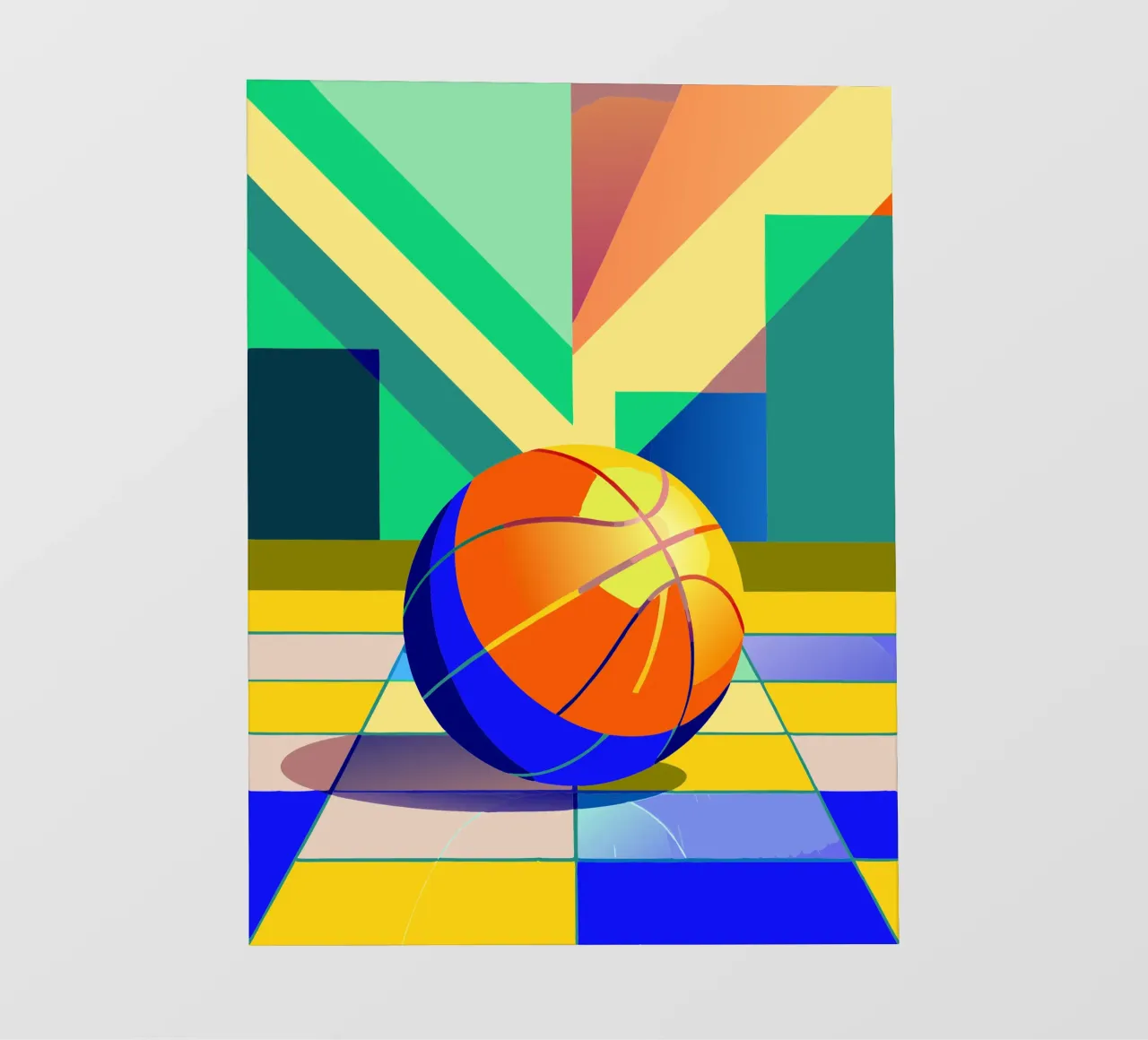 basket-ball vectoriel papier peint photo de Elfath