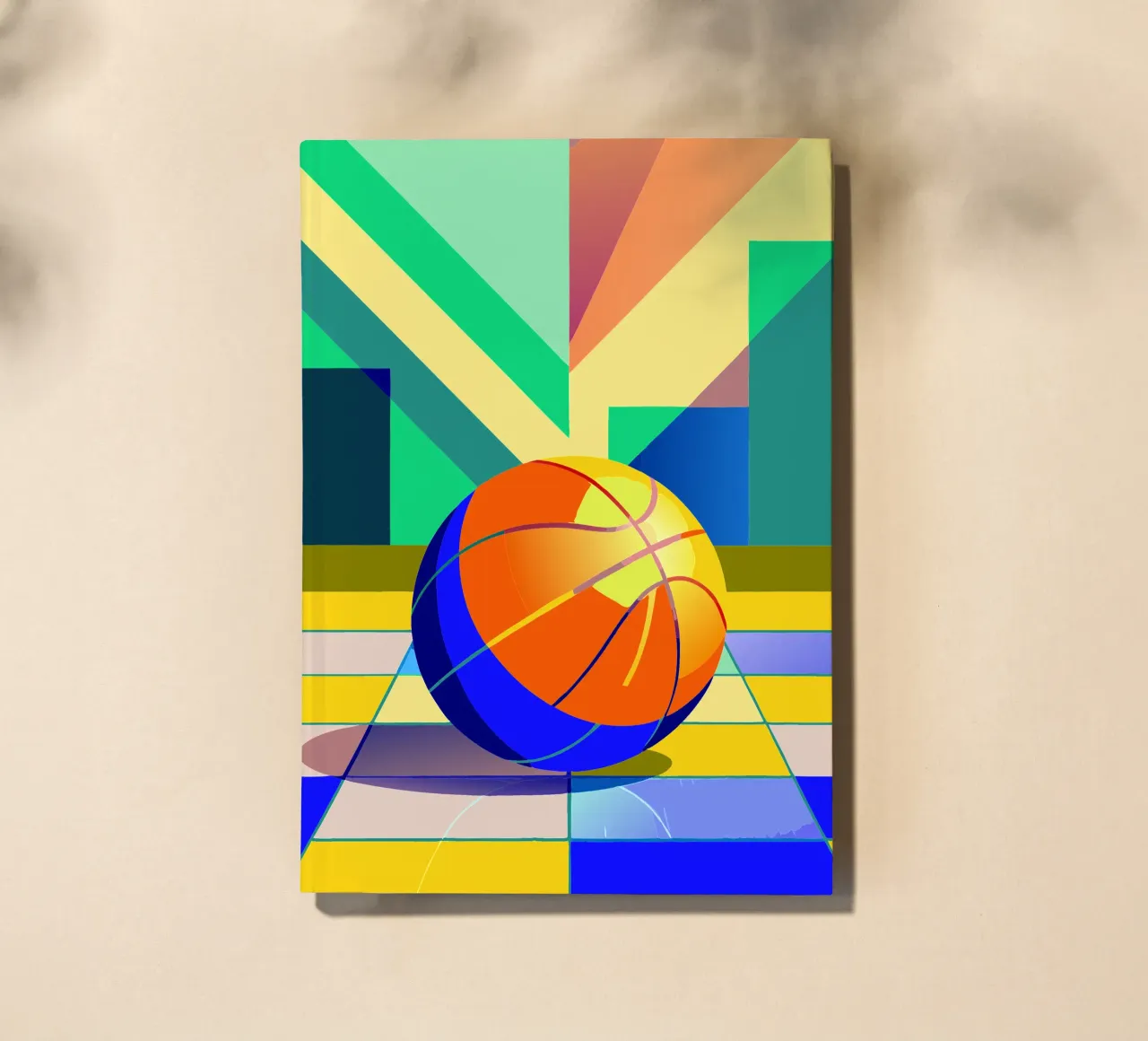 basketball vector art notebook by Elfath