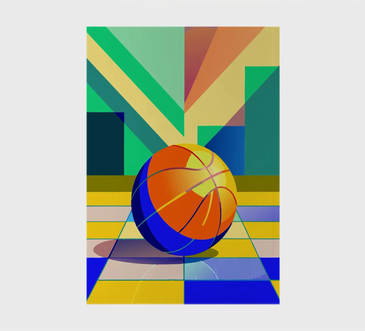 basketball vector art notebook by Elfath