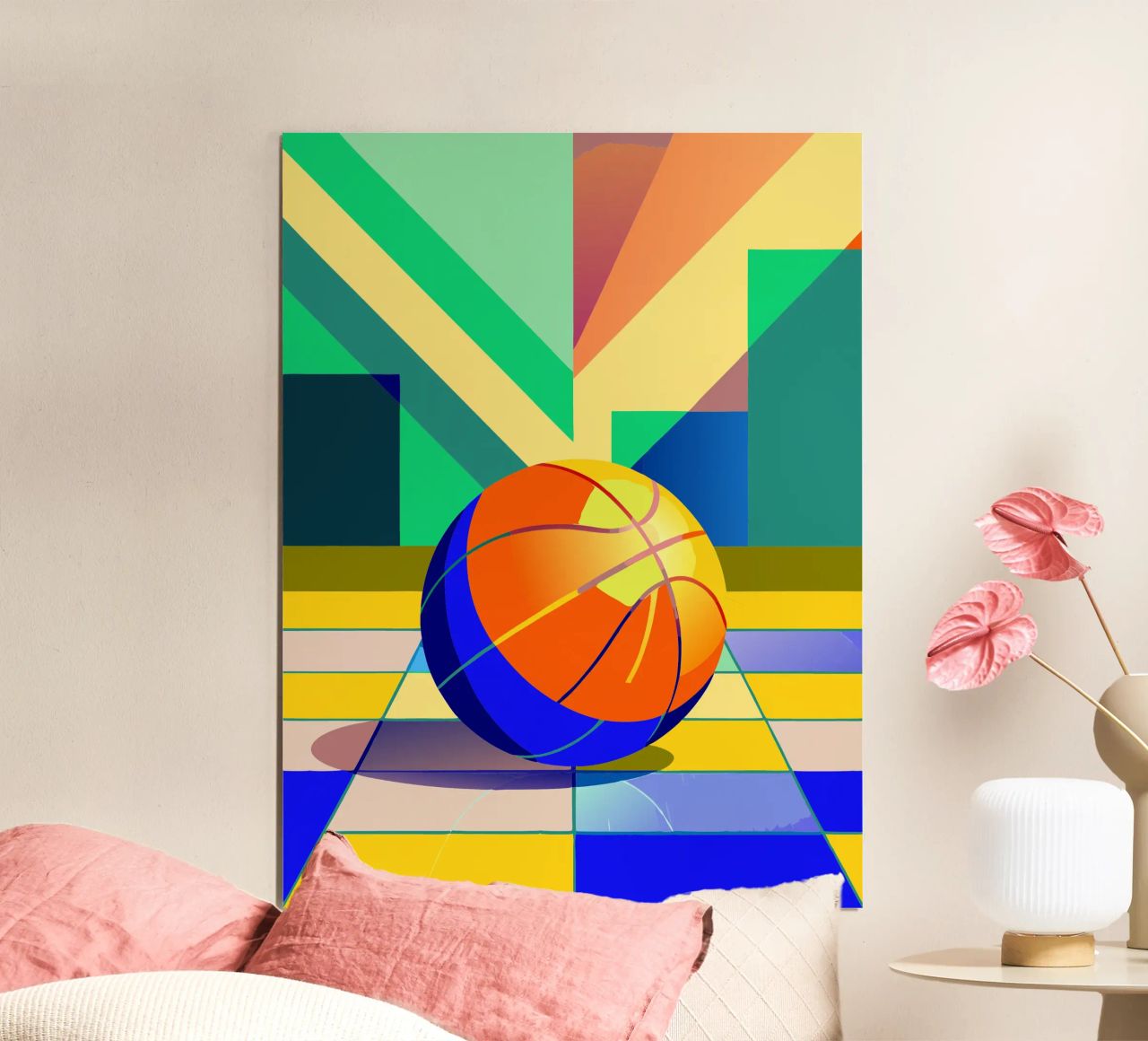 basket-ball vectoriel poster de Elfath