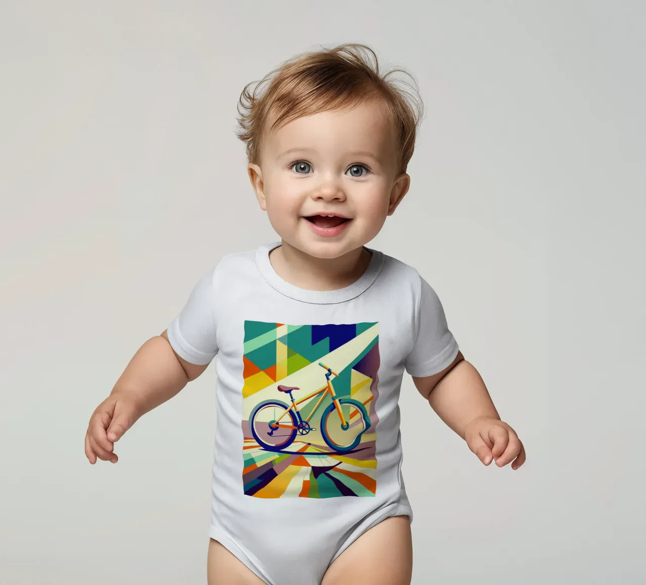 vector bicicleta body de bebé de Elfath