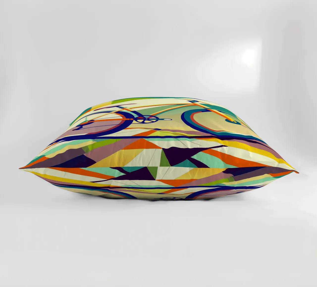 bicycle vector decorative cushion by Elfath