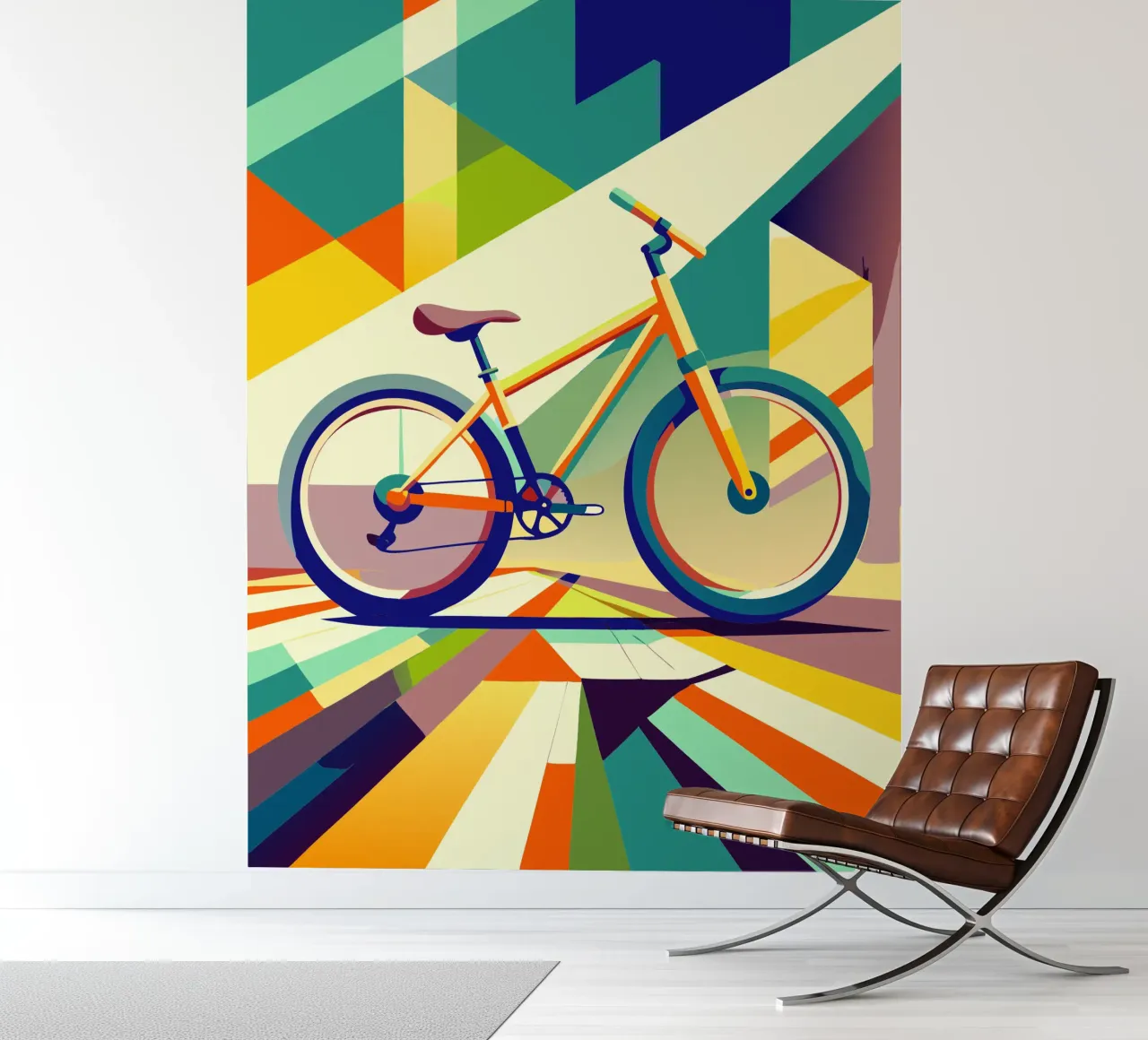 fiets vector fotobehang van Elfath