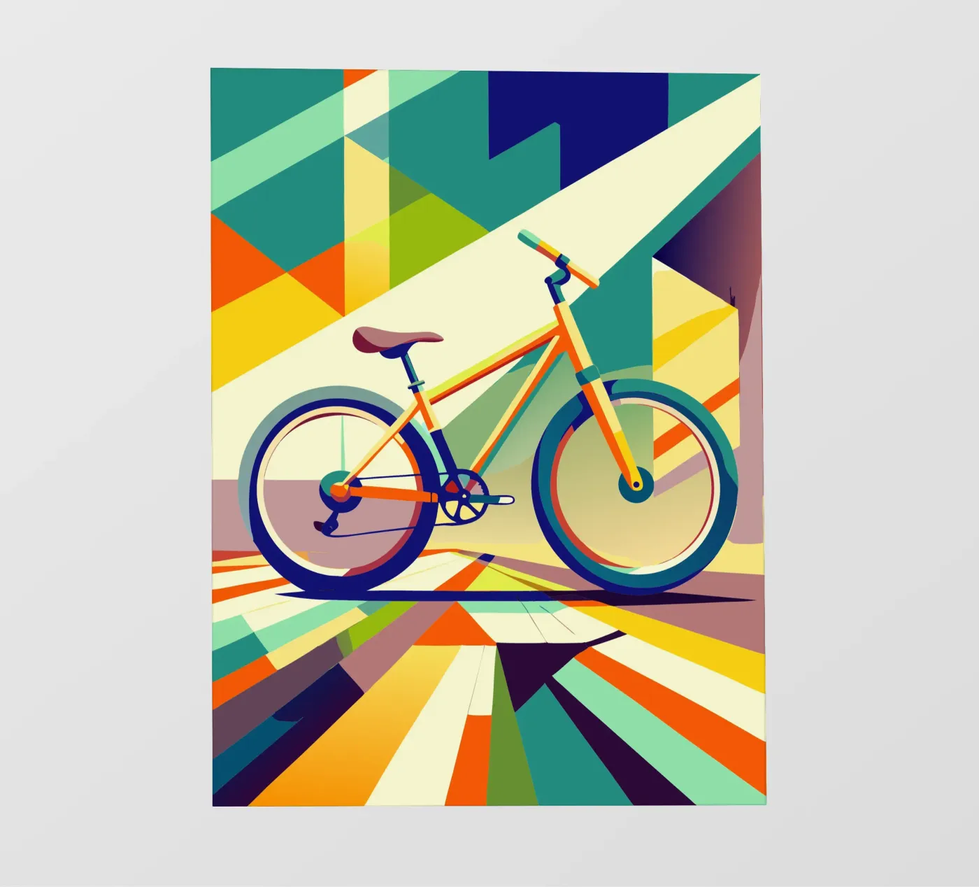 fiets vector fotobehang van Elfath