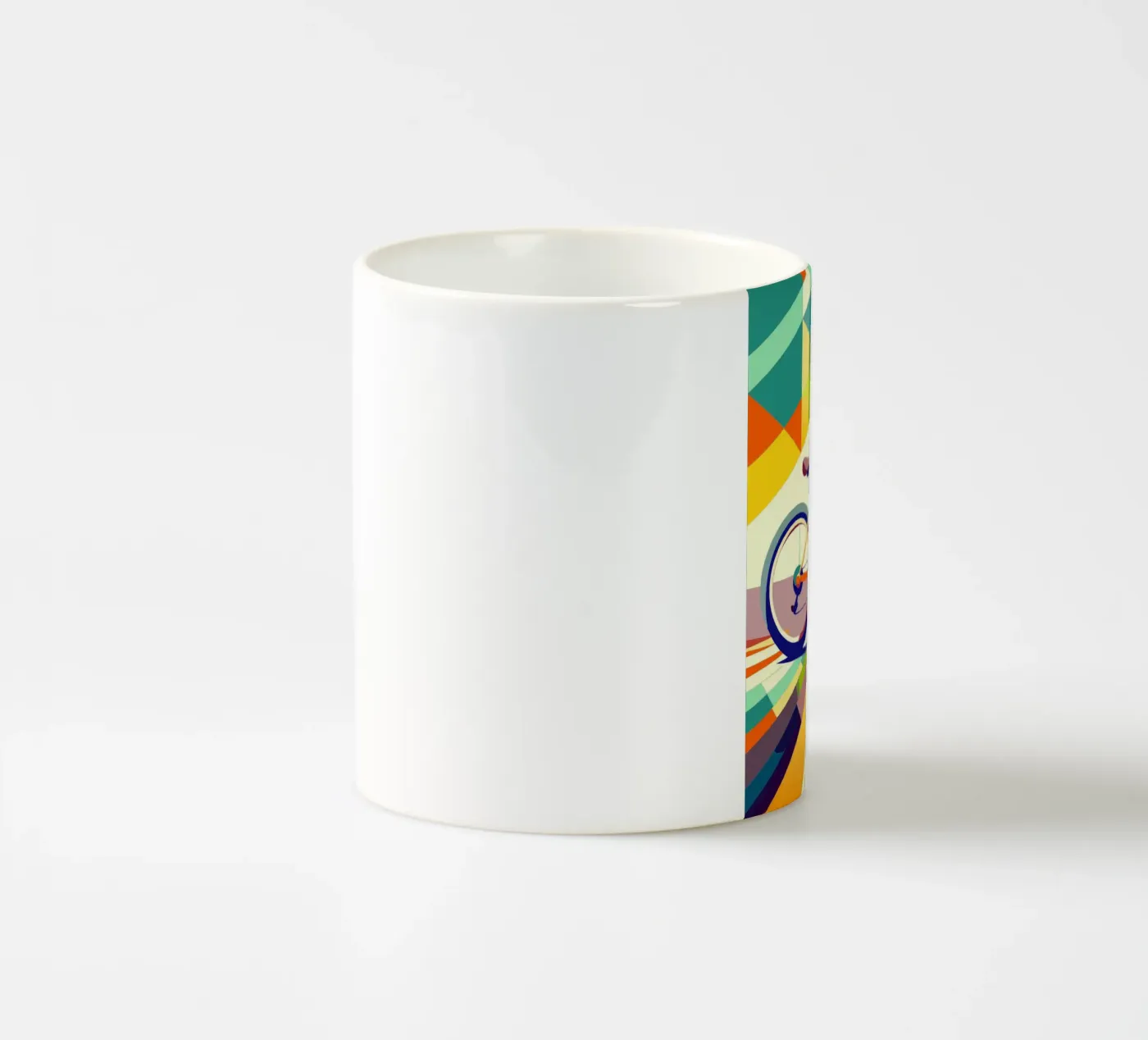 bicycle vector ceramic mug by Elfath