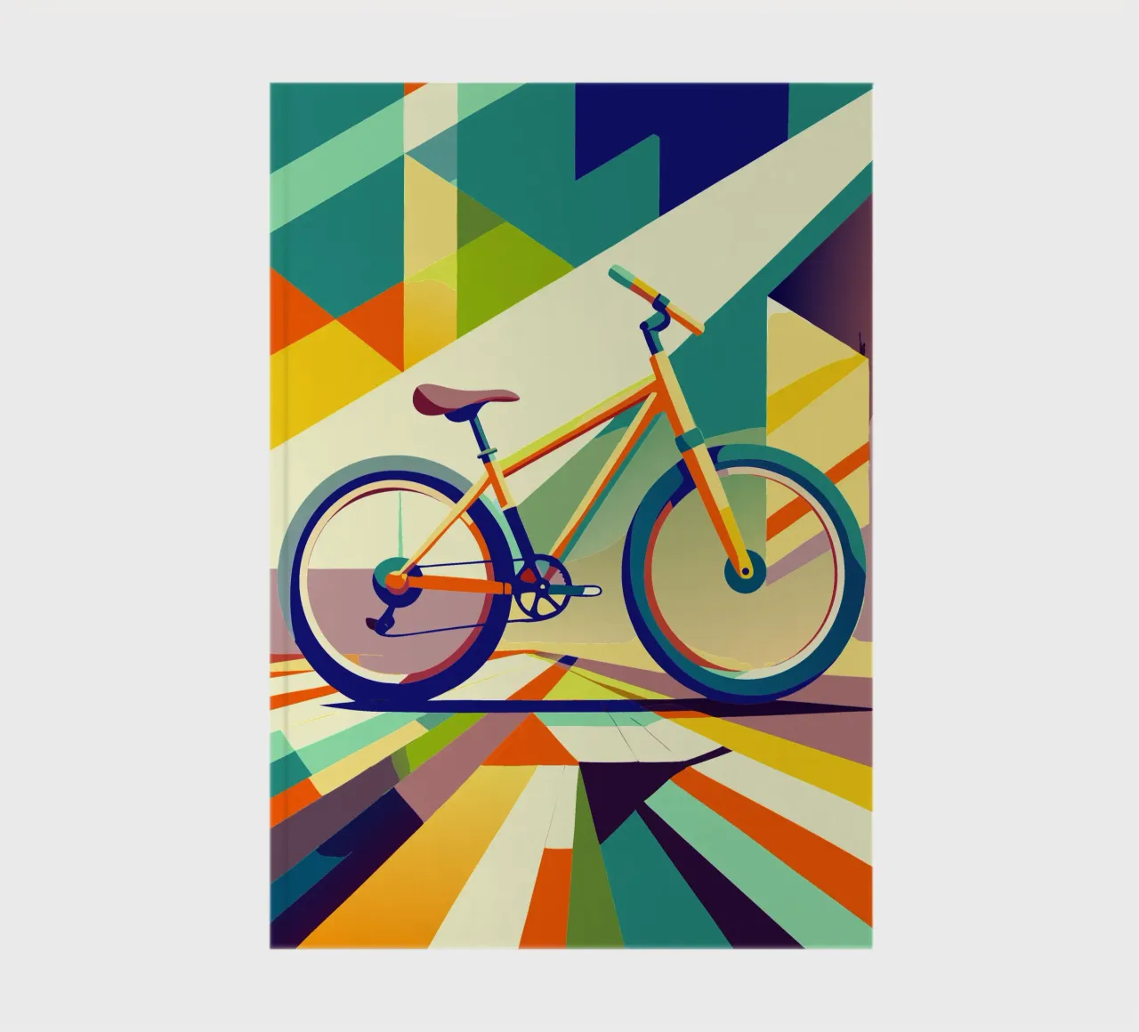 bicycle vector notebook by Elfath