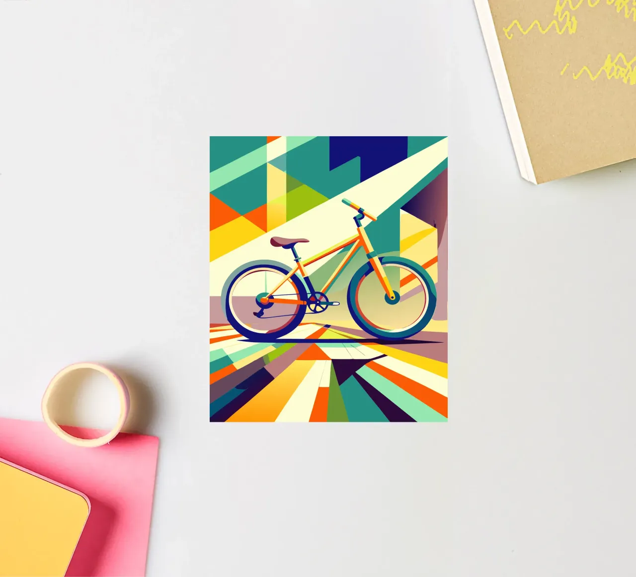 fiets vector sticker van Elfath