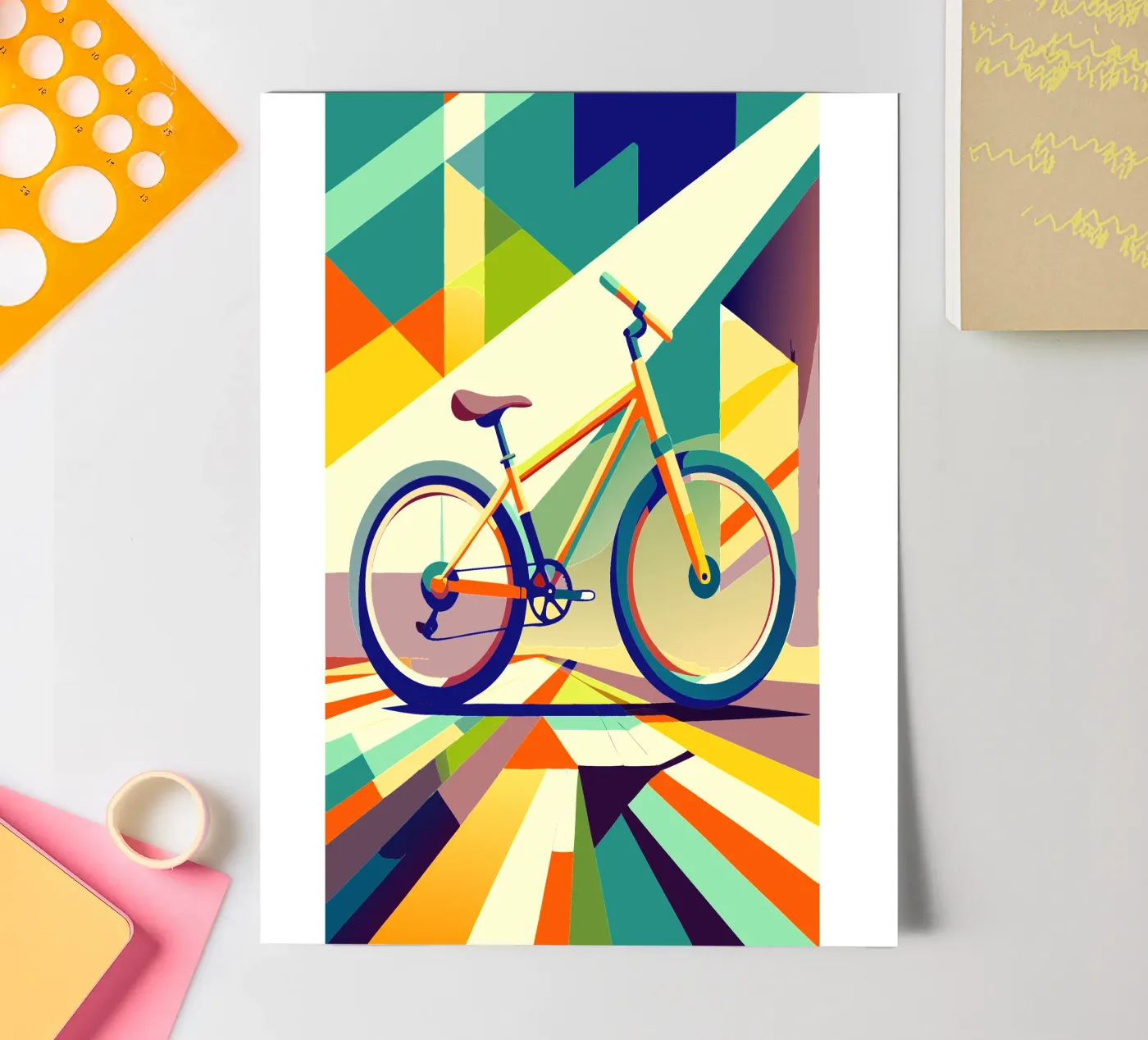 fiets vector stickervel van Elfath