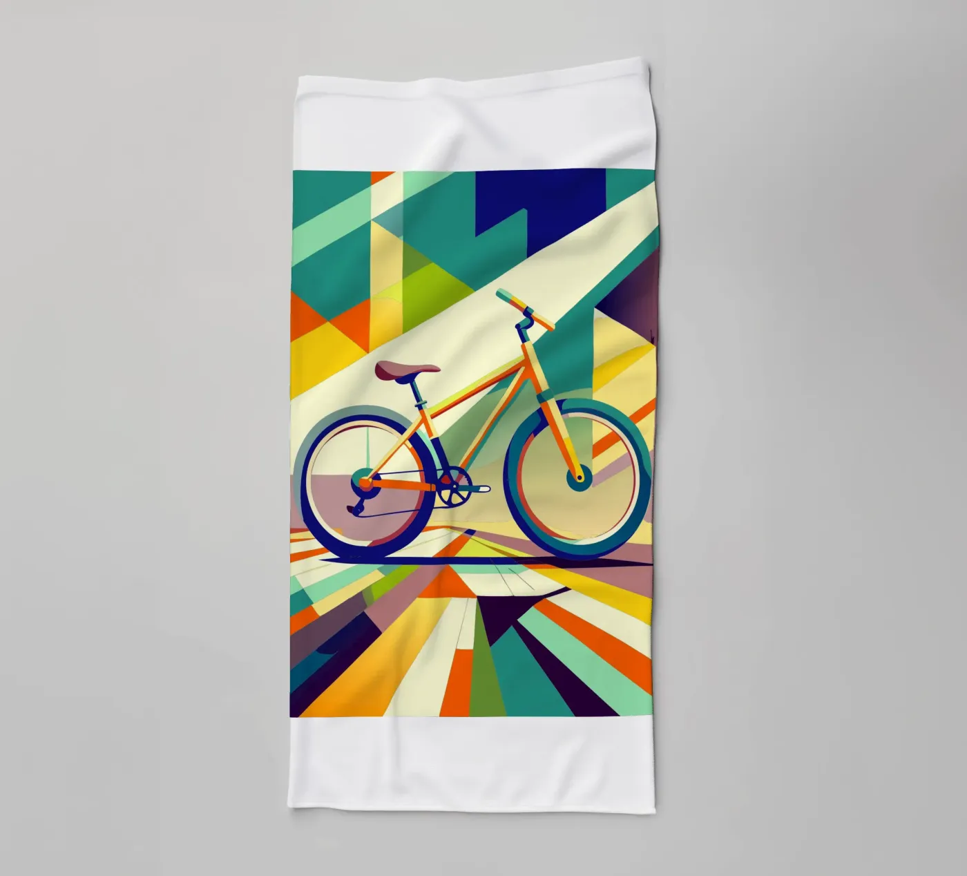 fiets vector badhanddoek van Elfath
