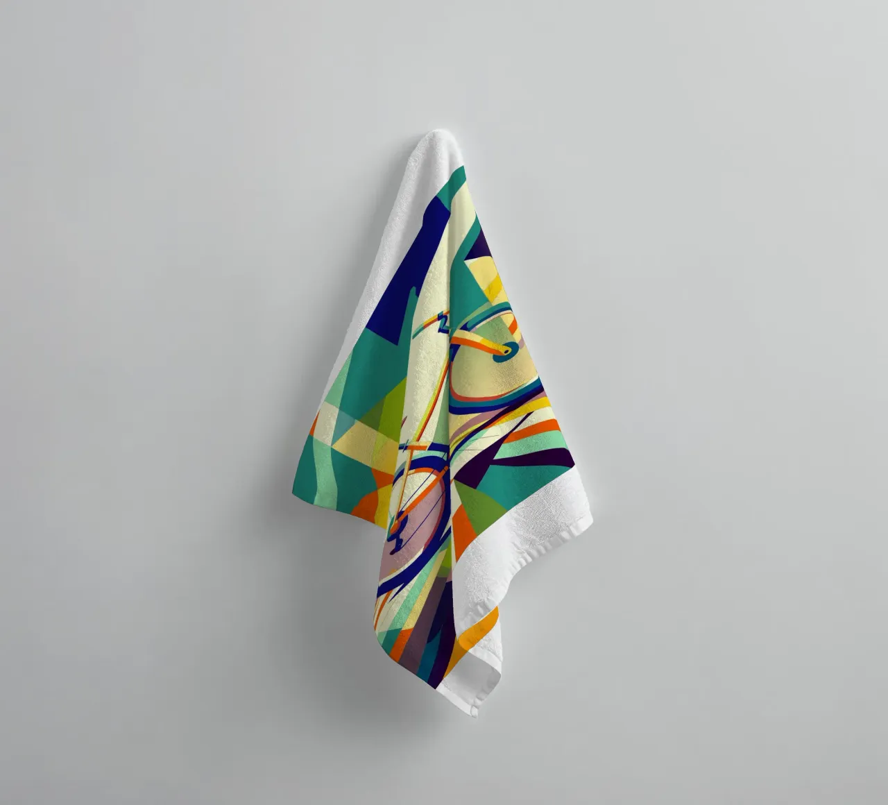 fiets vector badhanddoek van Elfath