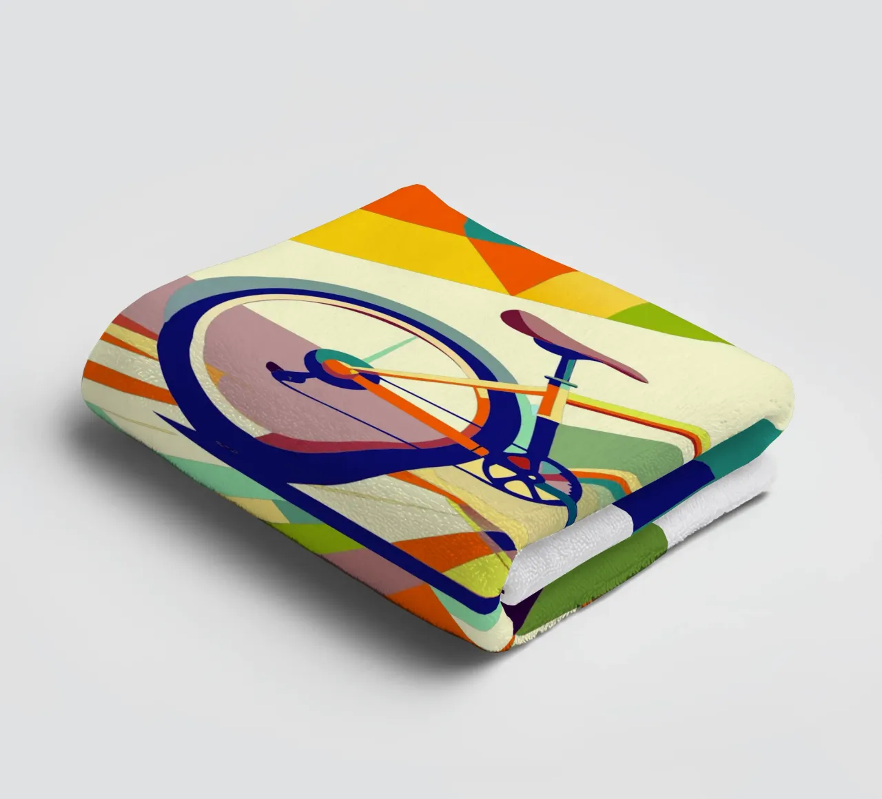 fiets vector badhanddoek van Elfath