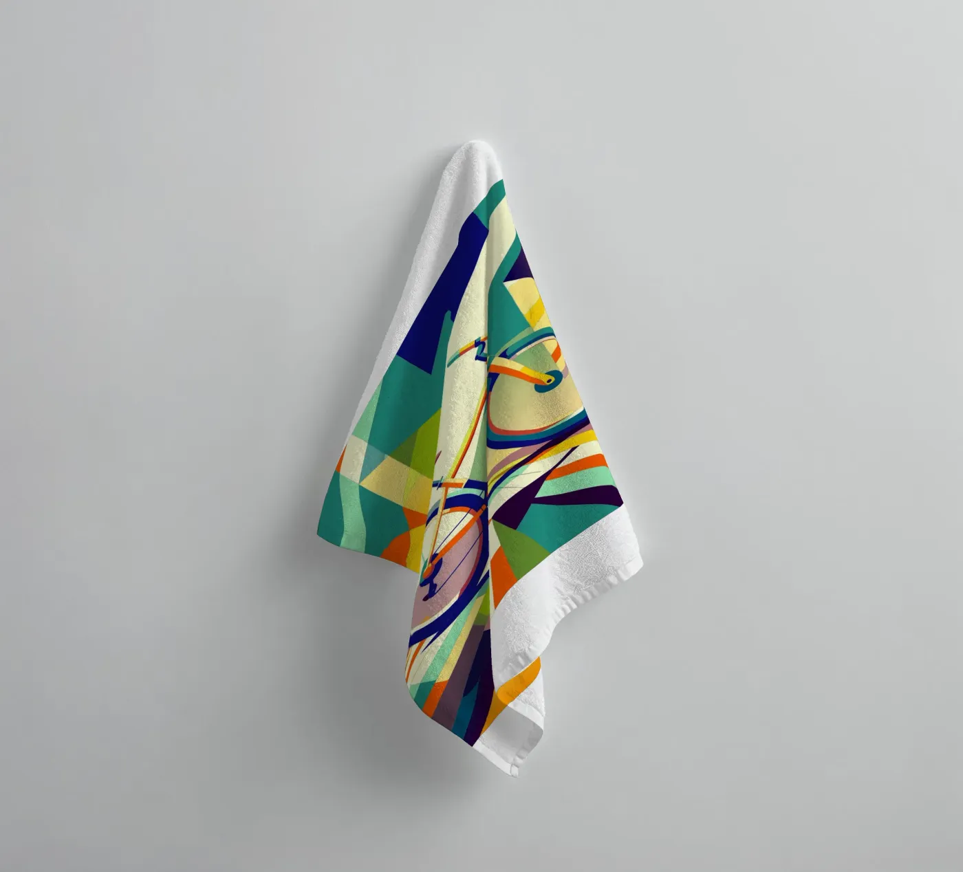 fiets vector badhanddoek van Elfath