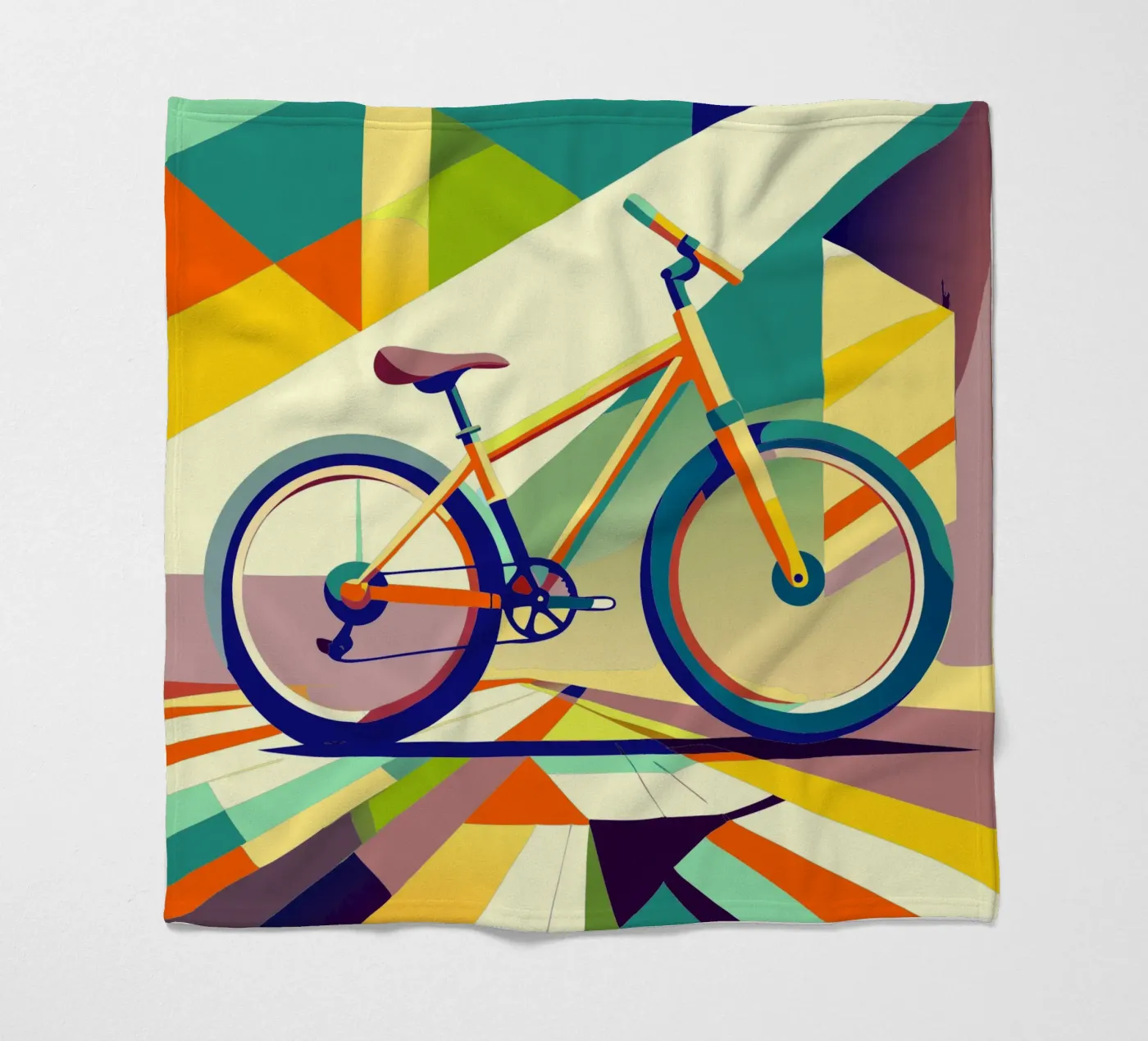 fiets vector fleecedeken van Elfath