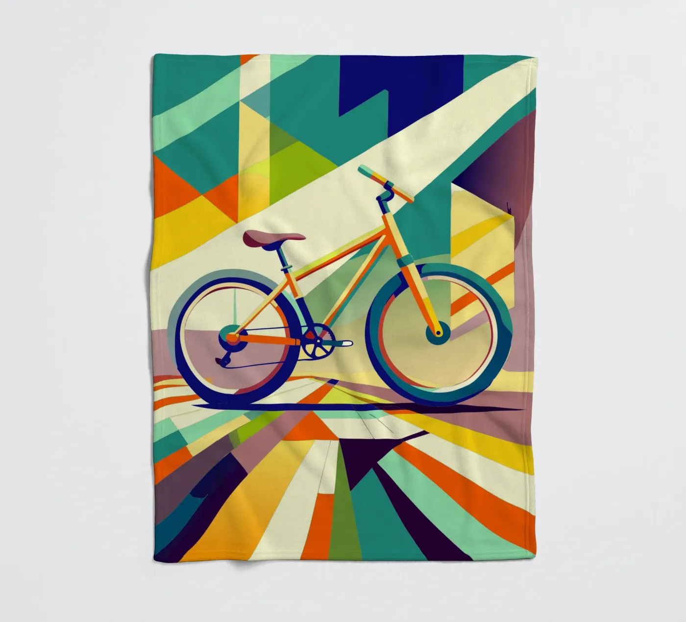 fiets vector fleecedeken van Elfath