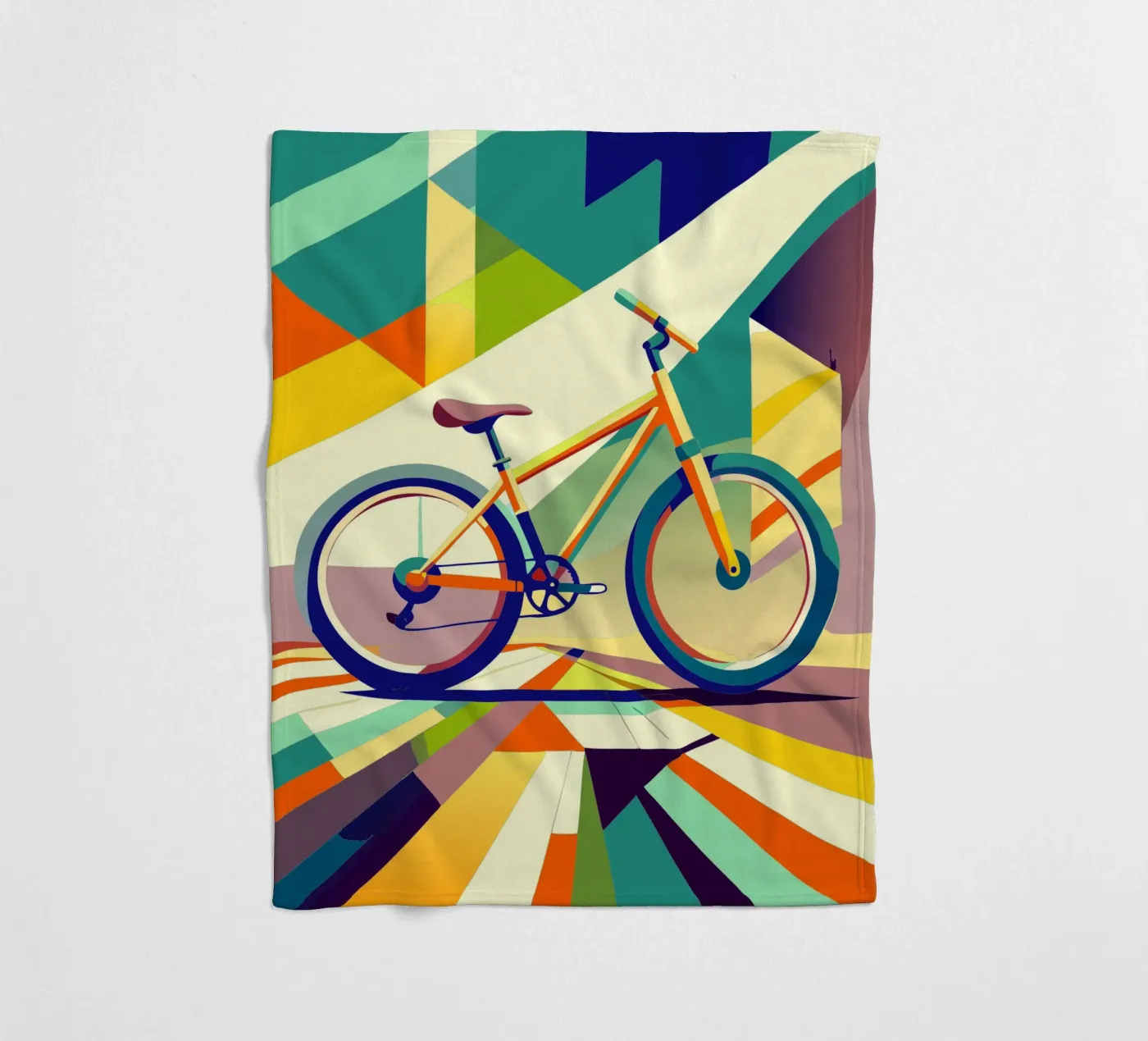 fiets vector fleecedeken van Elfath