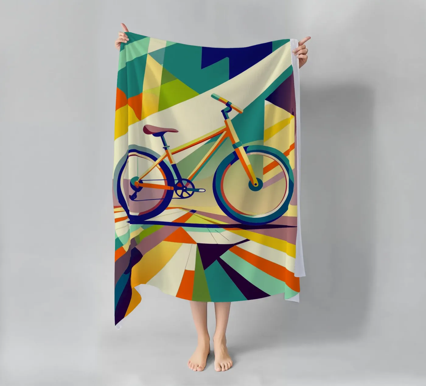 fiets vector strandhanddoek van Elfath