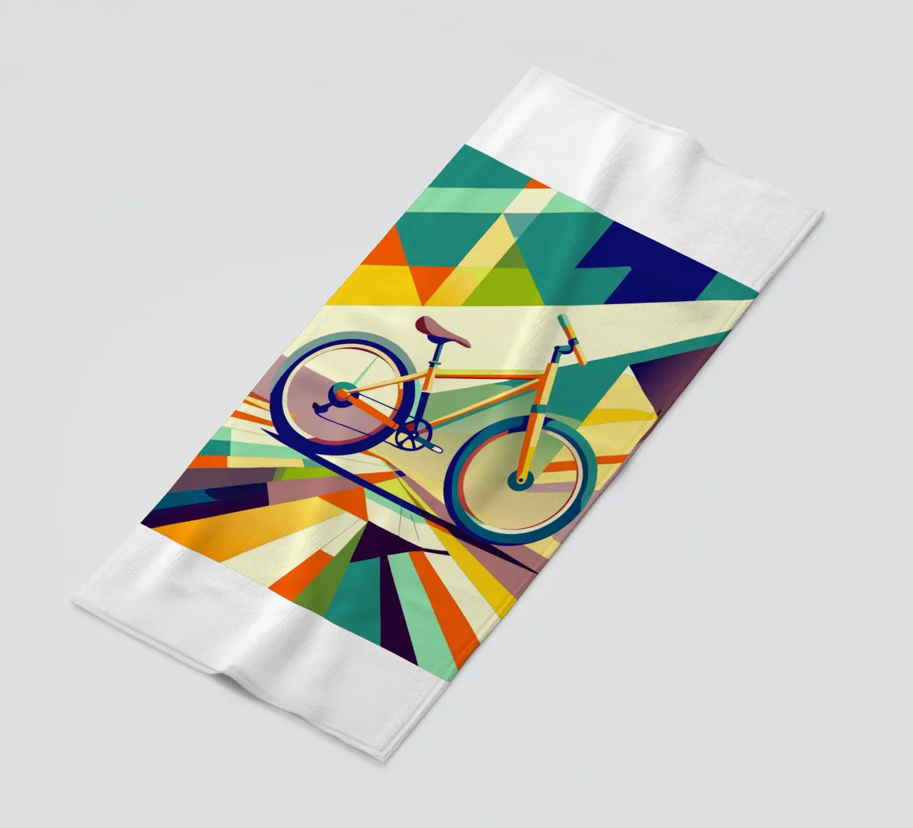 bicicletta vettoriale telo mare da Elfath