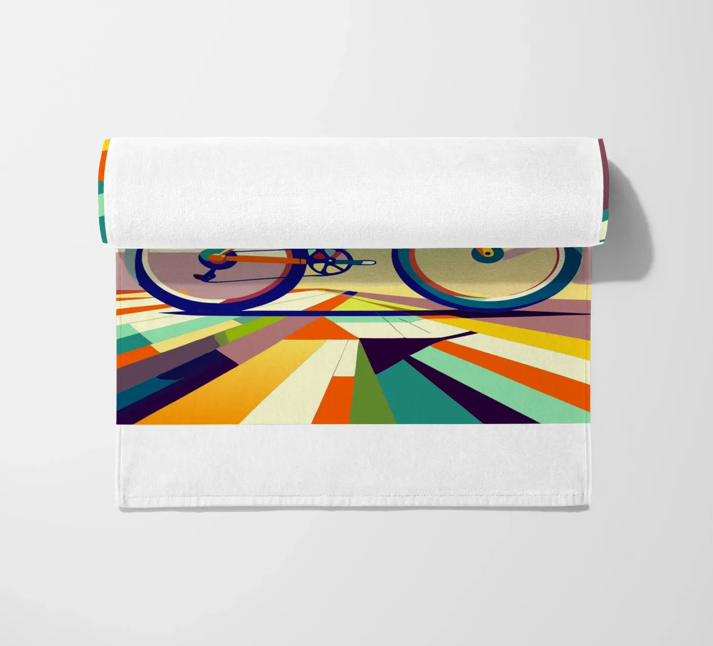 fiets vector strandhanddoek van Elfath