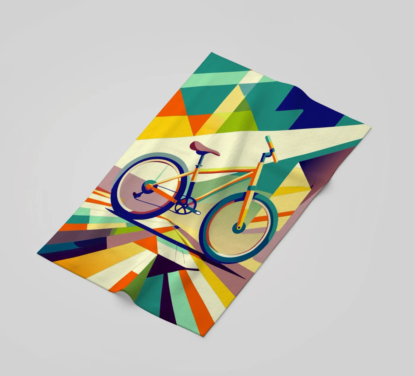 fiets vector strandhanddoek van Elfath