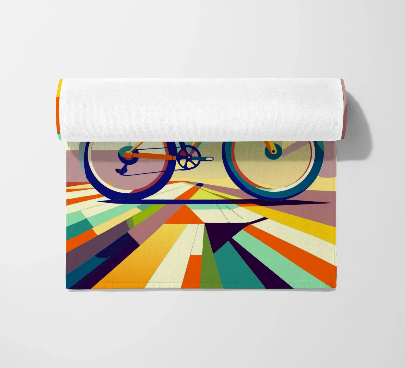 fiets vector strandhanddoek van Elfath