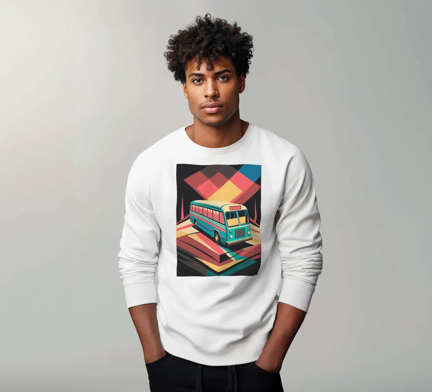 busvector sweatshirt van Elfath
