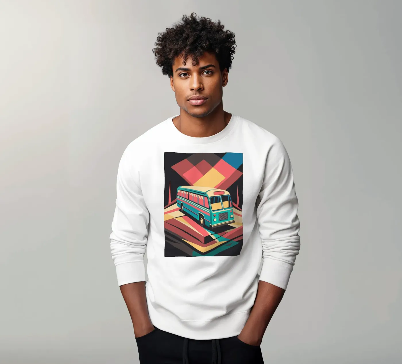 busvector sweatshirt van Elfath