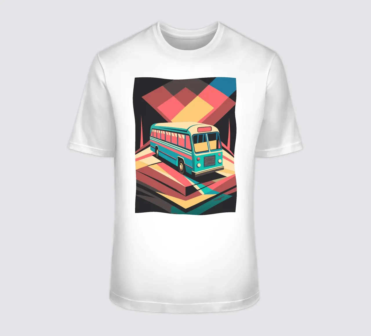 vettore bus t-shirt da Elfath