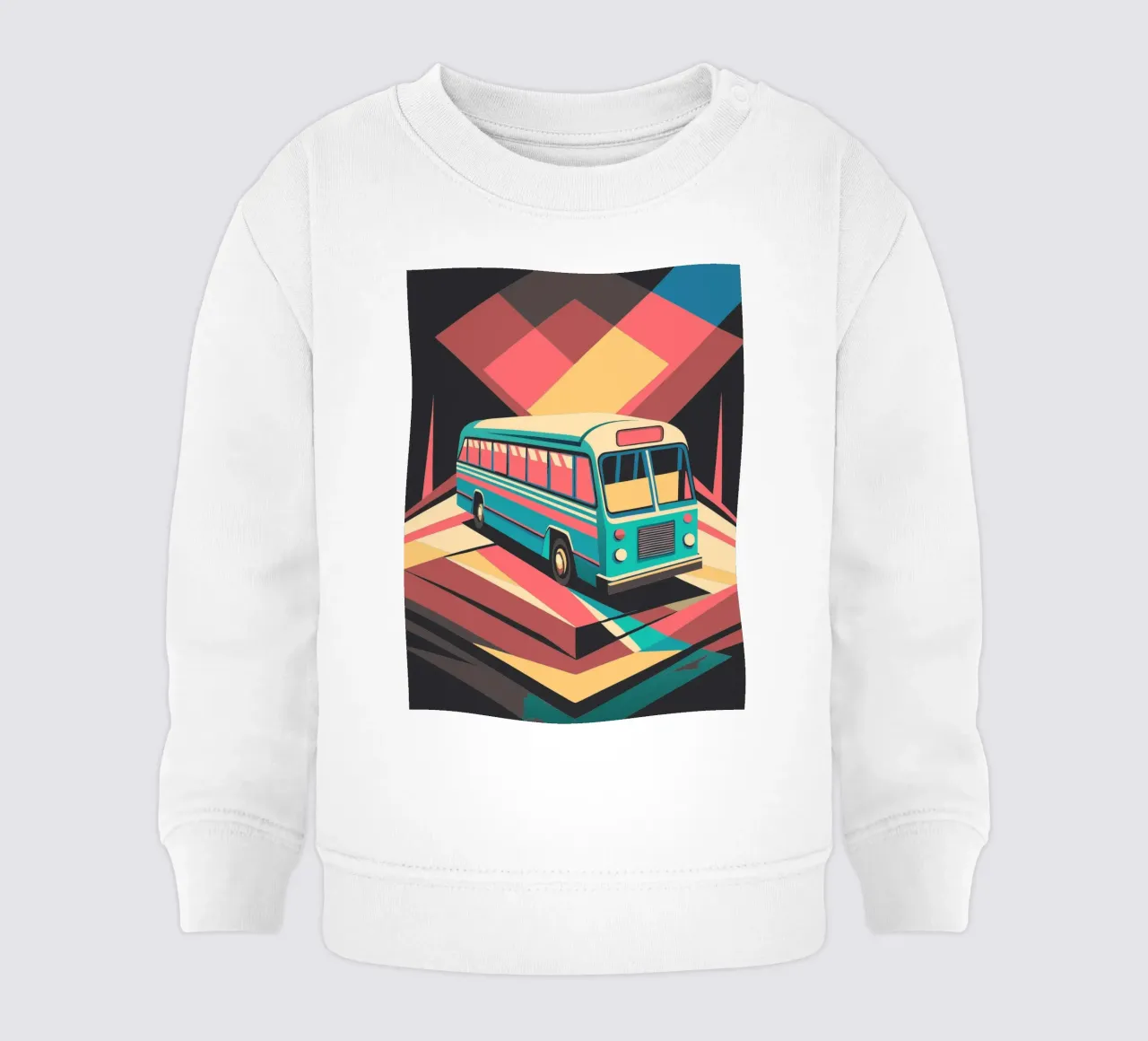 Busvektor Baby Sweatshirt von Elfath