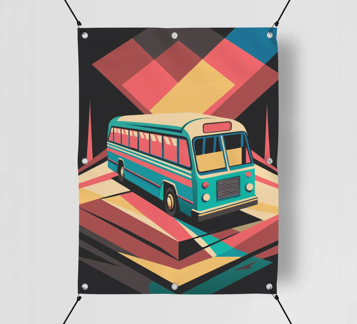 busvector pvc-zeil van Elfath