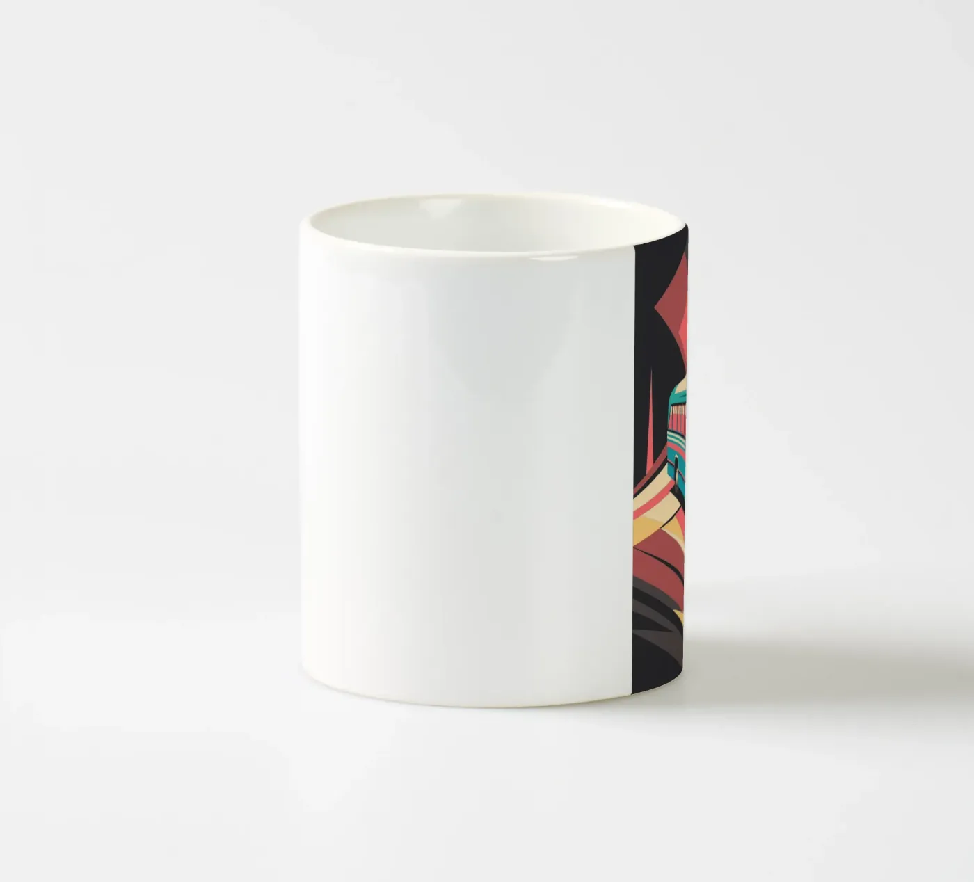 bus vector ceramic mug by Elfath