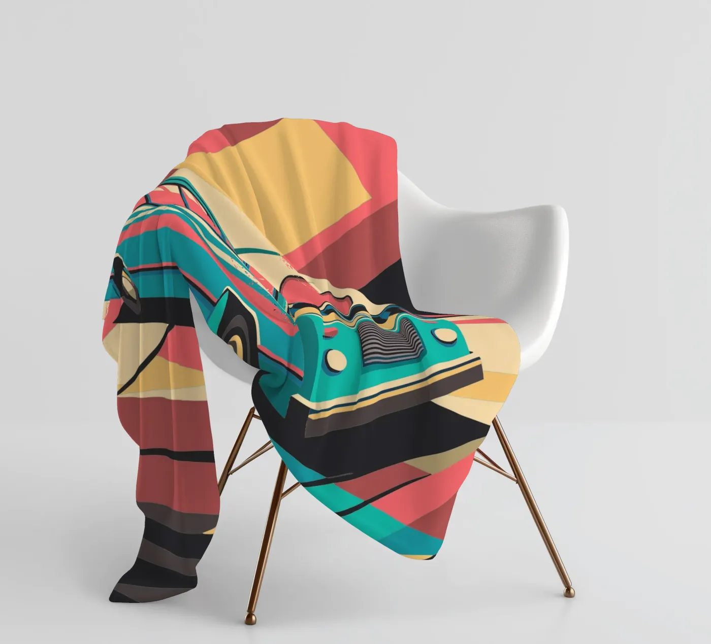 bus vector fleecedeken van Elfath