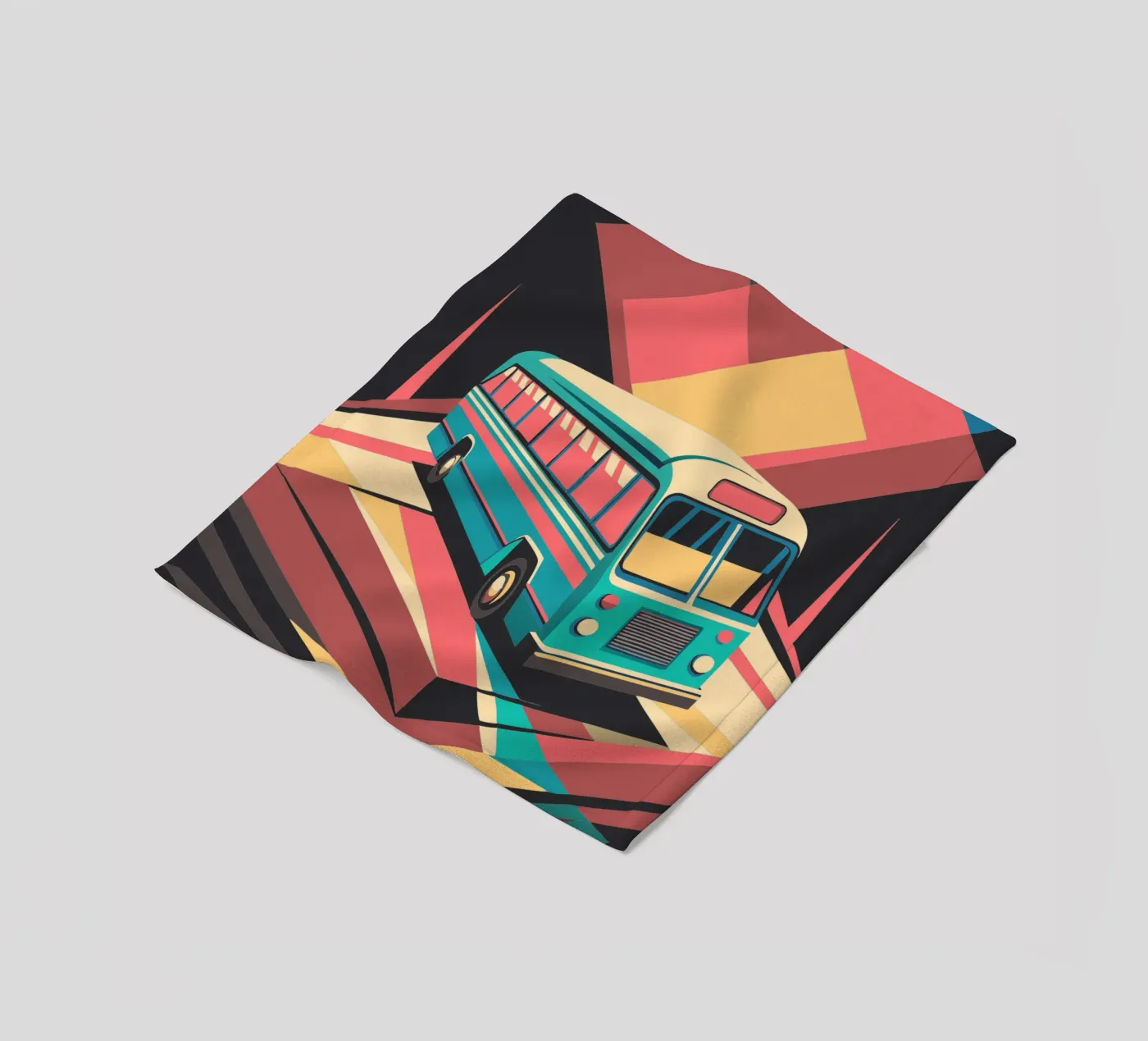 bus vector Fleecedecke von Elfath