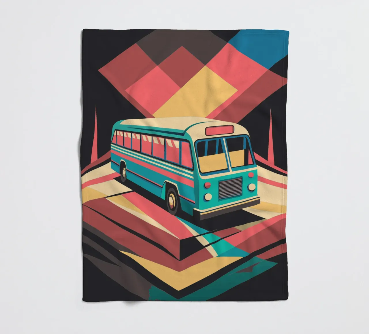 busvector fleecedeken van Elfath