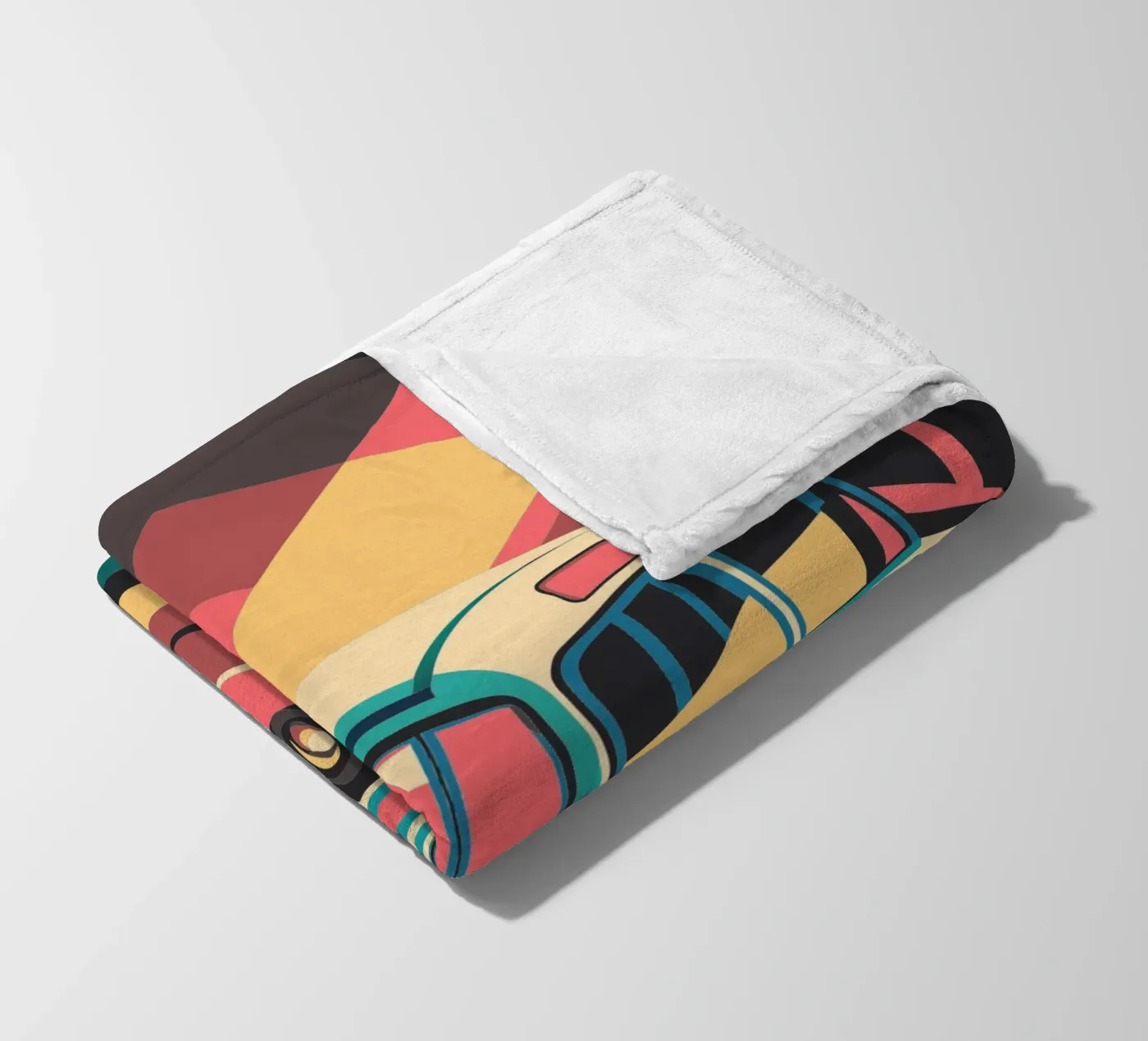 bus vector fleecedeken van Elfath