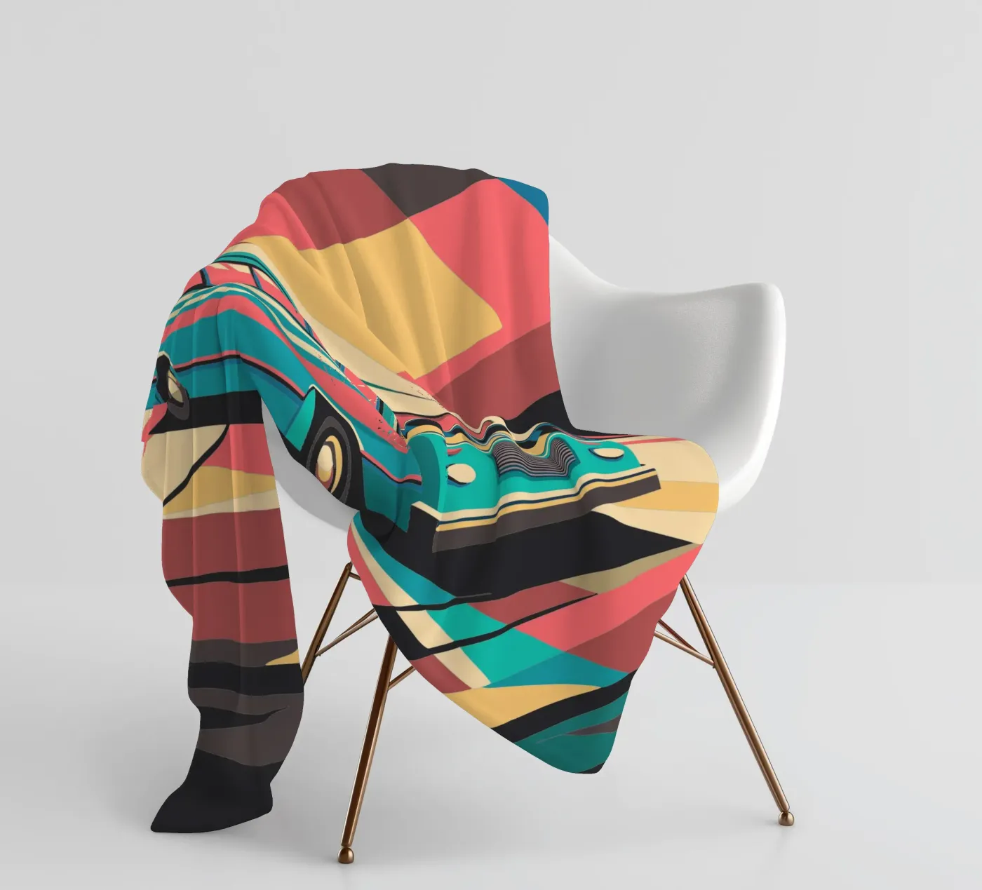 bus vector fleecedeken van Elfath