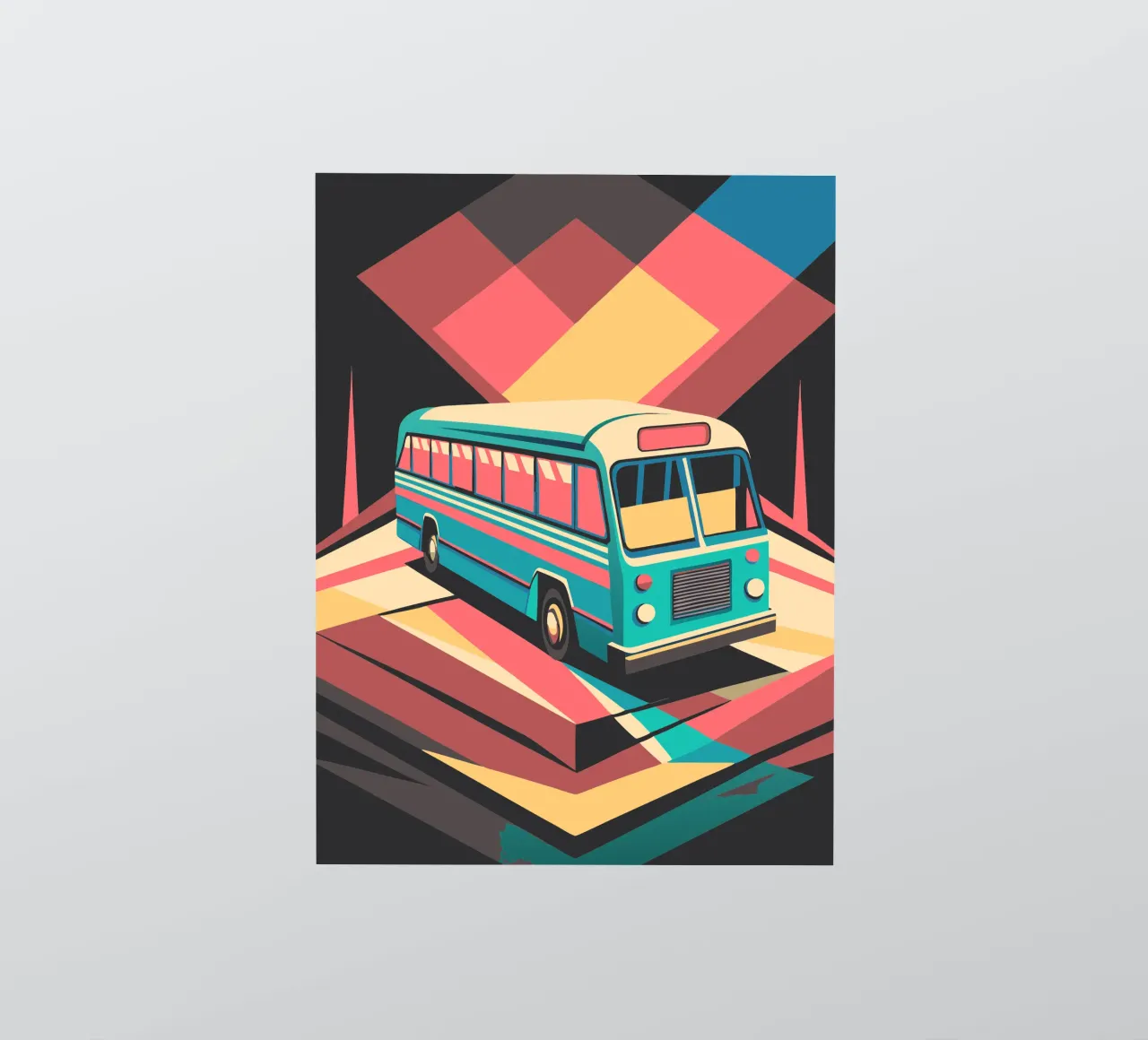 bus vector sticker by Elfath