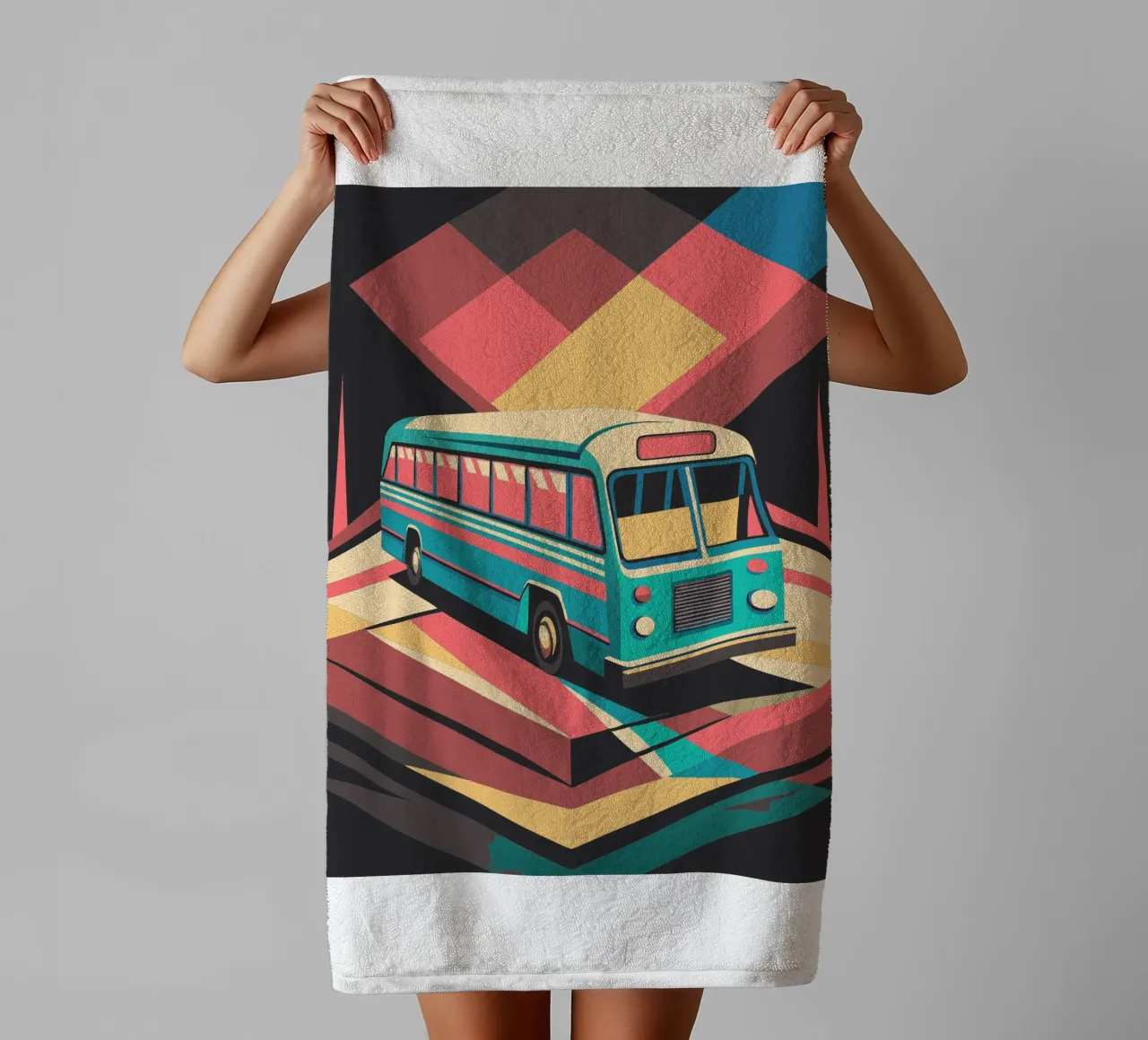 bus vector toalla de baño de Elfath