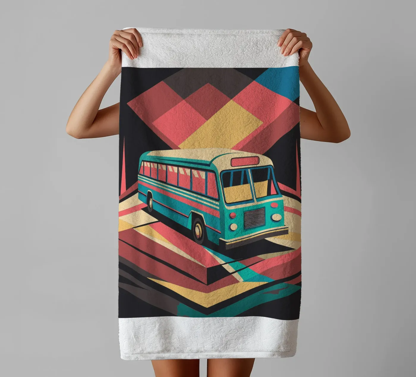 bus vector badhanddoek van Elfath