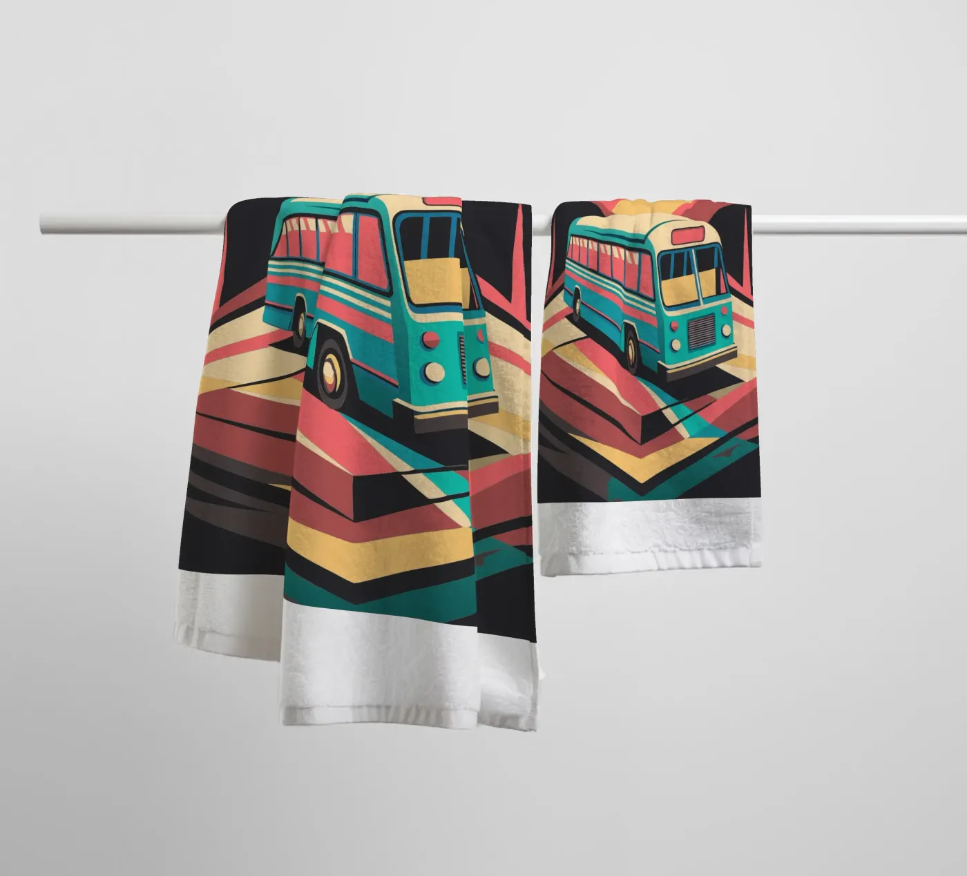 busvector badhanddoek van Elfath