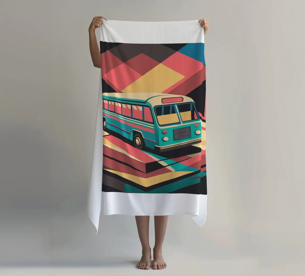 bus vector Strandtuch von Elfath