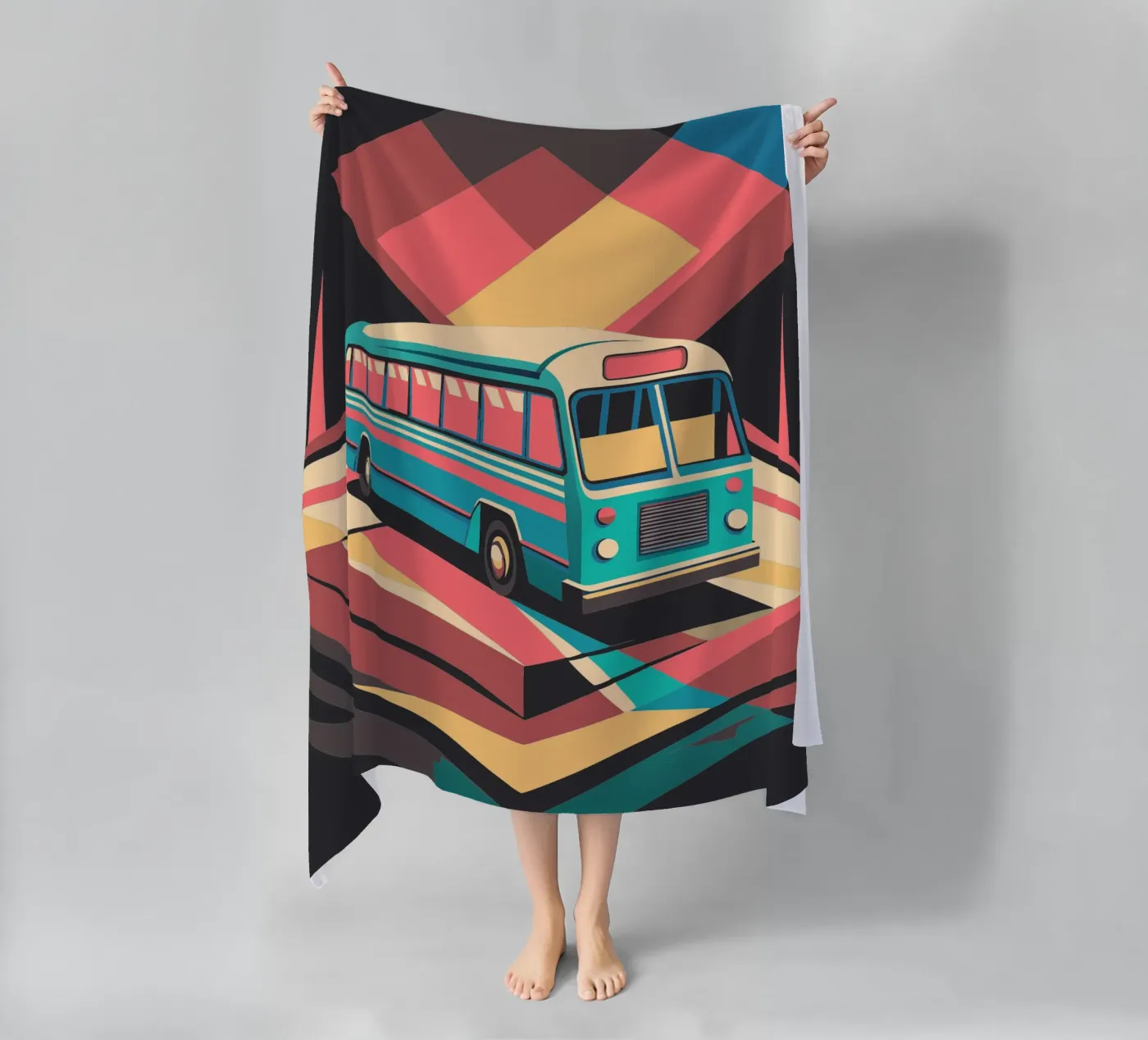 bus vector strandhanddoek van Elfath